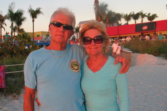 Penny and Jim at the Beach
